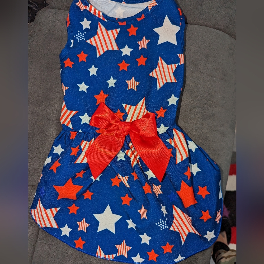 4th of July pet dress